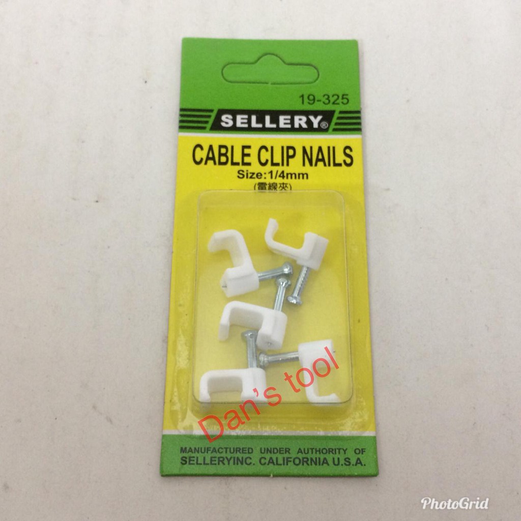 Klem Kabel / Cable Clip Nails 6mm