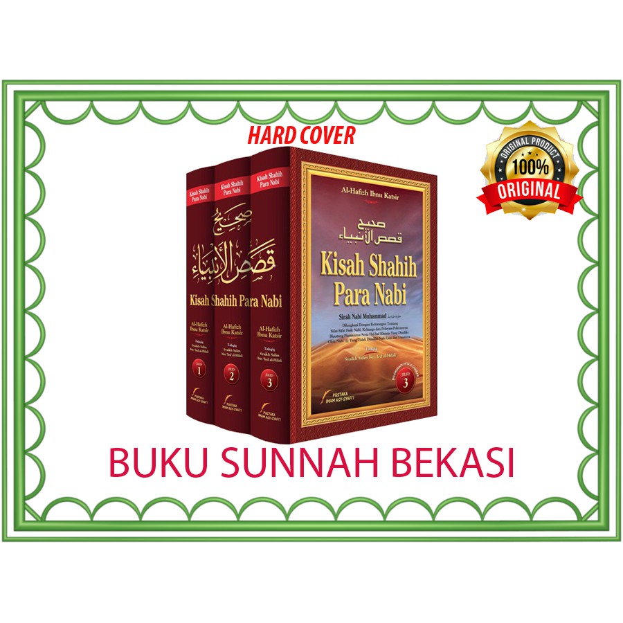 1 SET ( ISI 3 BUKU ) KISAH SHAHIH PARA NABI | PUSTAKA IMAM SYAFII