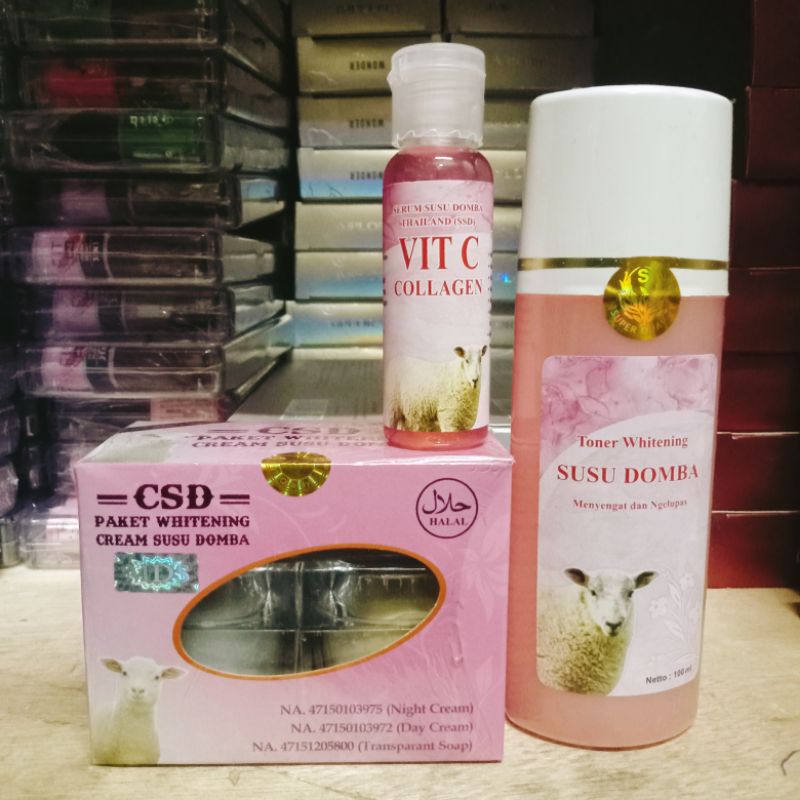 PAKET CSD HOLOGRAM MDS SERUM DAN TONER 30G