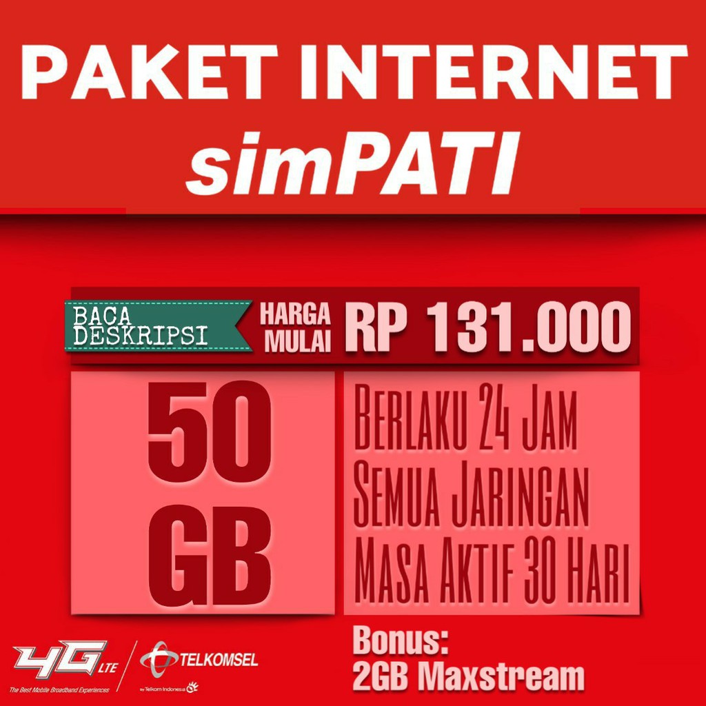 Internet Vaganza Best Deal 50GB (52GB) Simpati