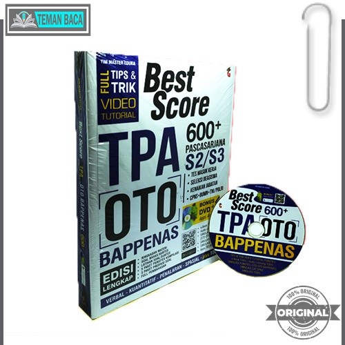 

✨COD✨ BUKU TPA PSIKOTES BEST SCORE TPA OTO BAPPENAS 600+