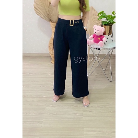 Celana Kulot Linen Premium #9346