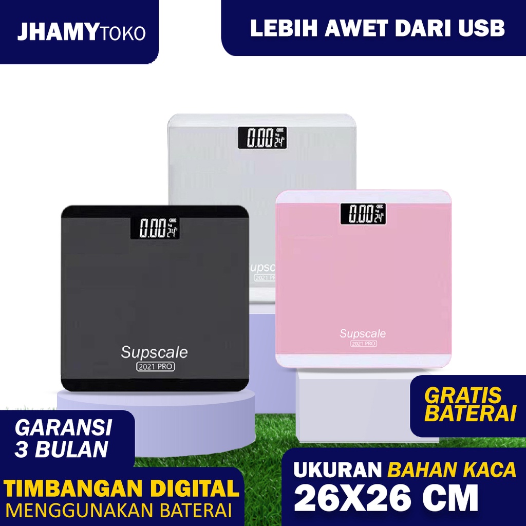 Timbangan Berat Badan Digital Timbangan Baterai Timbangan Berat Badan Murah Alat Timbangan Badan Digital Kuat Sampai 180 KG-1