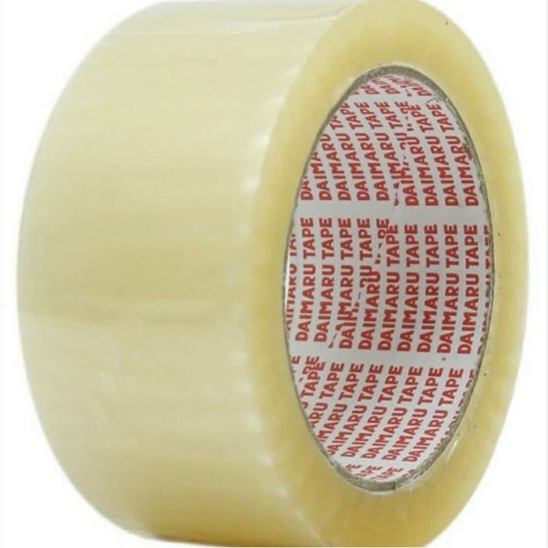 

Lakban Solasiban slasiban opp tape daimaru bening / coklat 2 inchi 90 yard.