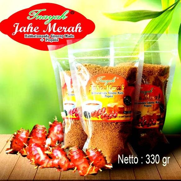 

Penawaran Terbaik--Jahe merah inayah 330gr pouch stamina dan imunitas