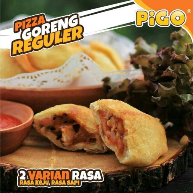 

PiGO Pizza Goreng Reguler 300gr Isi 6 (Keju, Sapi) Pitsa Goreng Indosaji