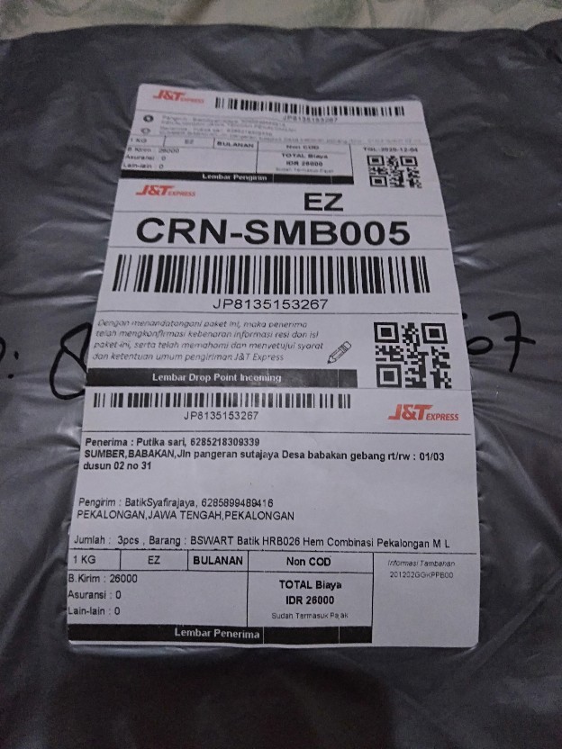 Bswart Batik Hrb026 Hem Combinasi Pekalongan M L Xl Batik Pria Murah Modern Grosir