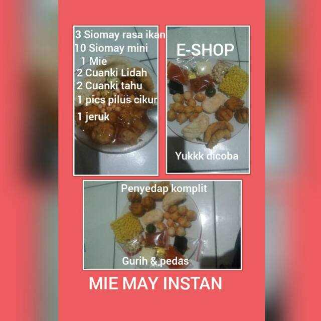 

Mie may instan