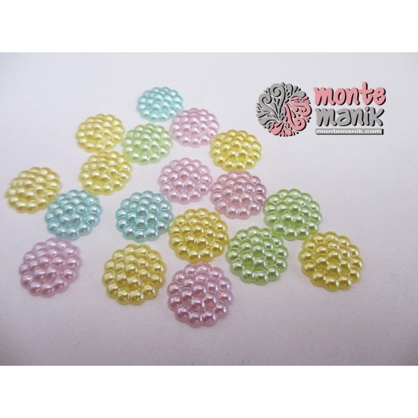 20 Pcs Mutiara Belah Anggur  Warna 14 mm (MTB-03)