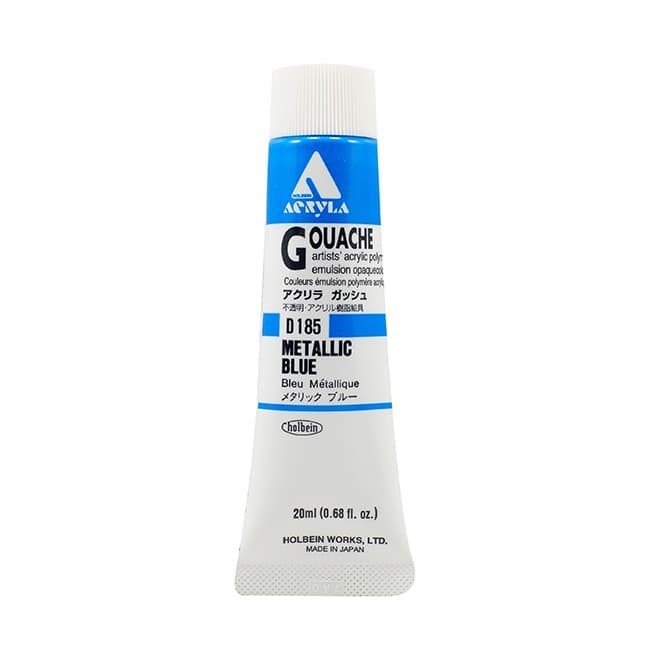 

Holbein Acryla Gouache 20ml (Primary & Metallic Colors)