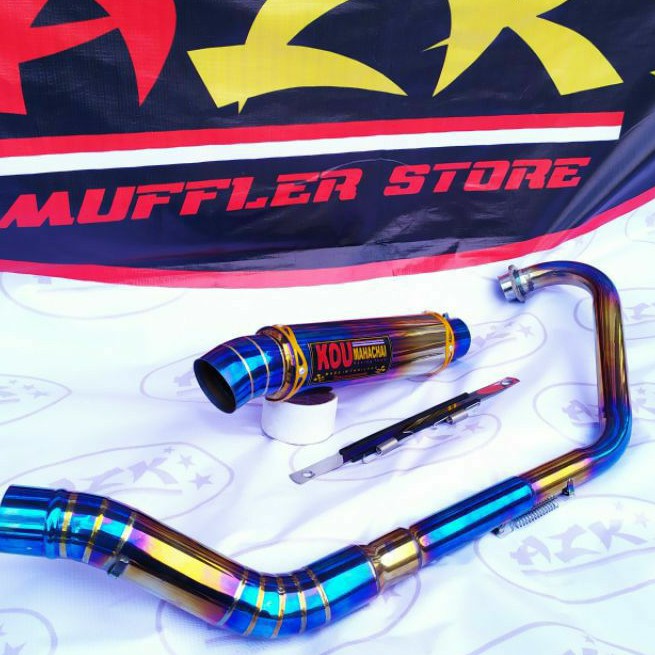 Knalpot Racing SATRIA FU - RAIDER 150 Kou Bluemoon