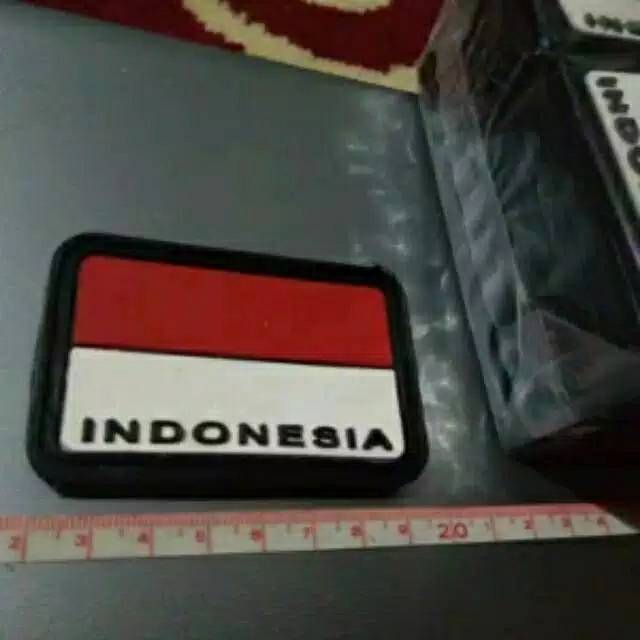 Patch Rubber / Atribut Banser merah putih