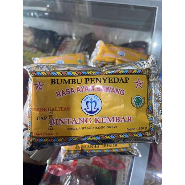 

250 gr bumbu bintang kembar/bumbu ayam bawang/ bumbu seblak/ bumbu bakso aci