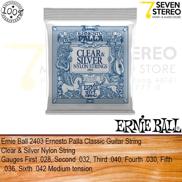 Ernie Ball 2403 Clear Nylon String