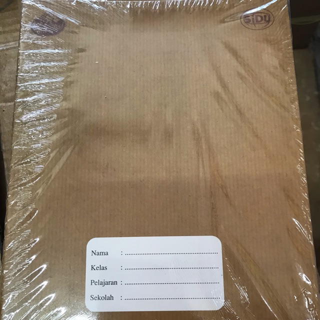 

Buku sidu depan seperti sampul coklat (1 bungkus isi 10buku)