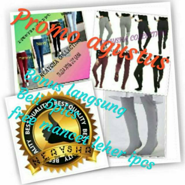 Legging wudhu jumbo XXL/XXXL  BB 75-120 KG bahan spandek rayon super kwalitas Premium