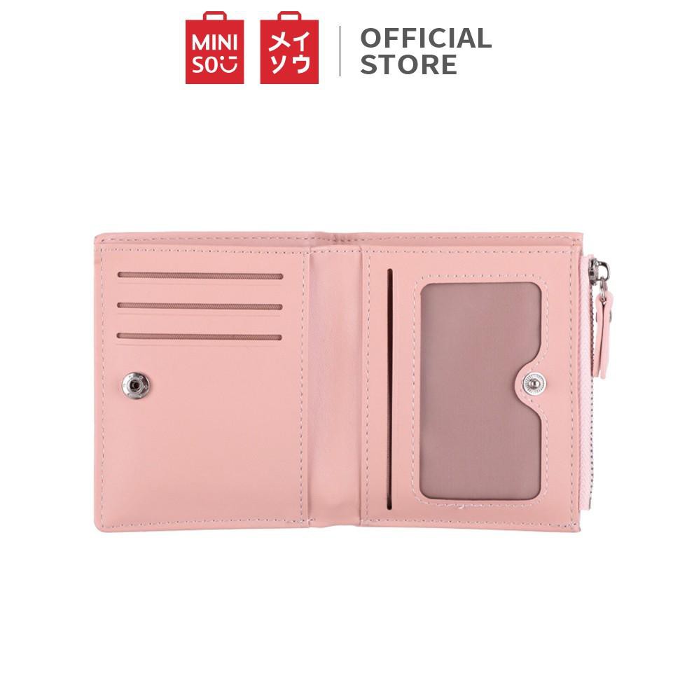 Nyk48 MINISO Dompet Wanita Pendek Zipper Wallet Simple ...