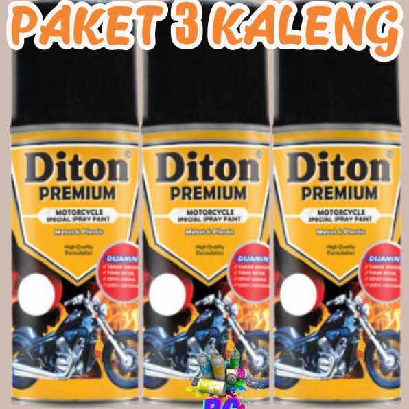 Cat Semprot Diton Premium Paket 3 Kaleng Pilox