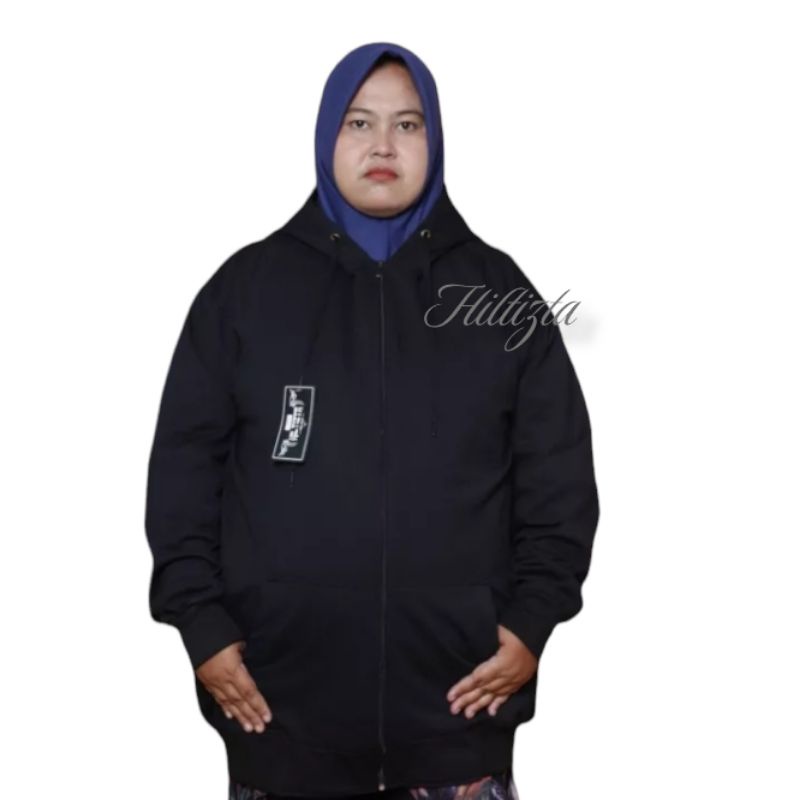 Sweater Jaket NATURAL HOODIE Oversize Pria Wanita Big Size Jumbo XL / JAKET HOODIE ZIPPER JUMBO (XXL,XXXL,XXXXL,XXXXXL)