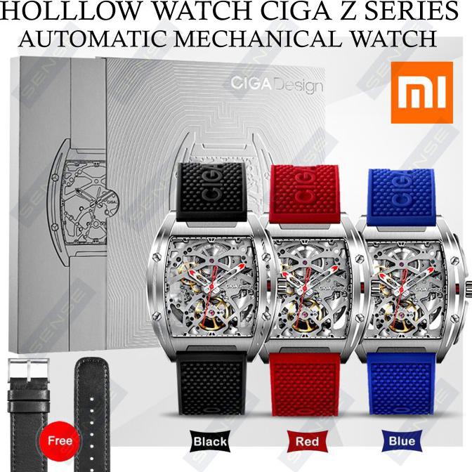 XIAOMI CIGA Z SERIES DESIGN MECHANICAL AUTOMATIC WATCH ORIGINAL RESMI - Hitam