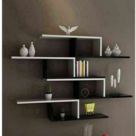 COD Rak bunga hias tv dinding dapur minimalis modern sudut pojok tempel buku boneka dari kayu rak di
