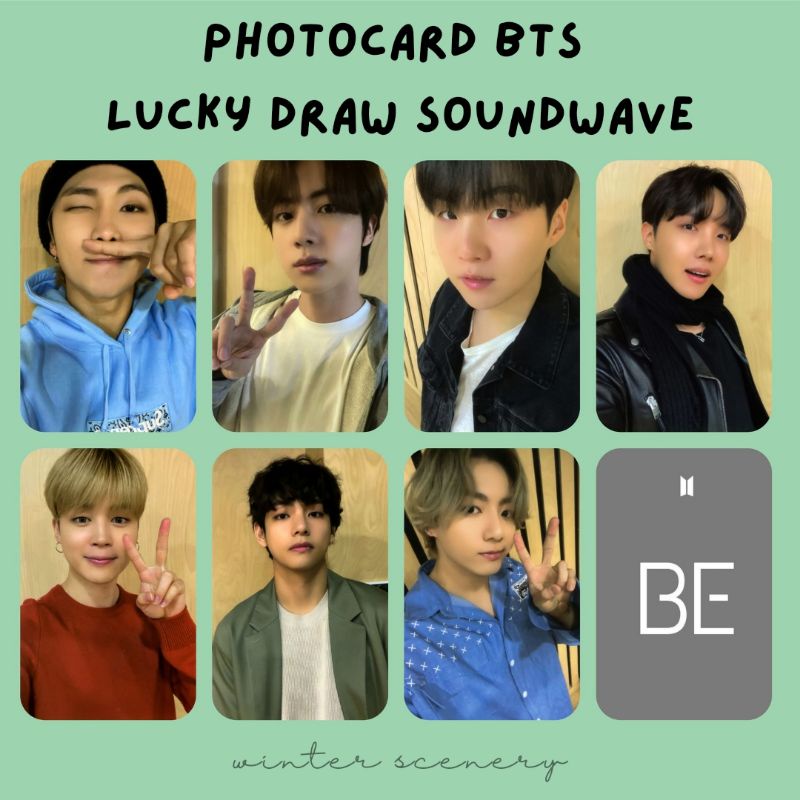 Photocard BTS - Soundwave Lucky Draw (Unofficial)