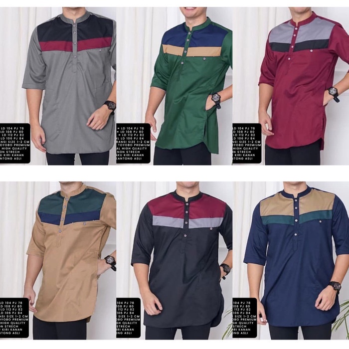 NDREX KOKO XXL NI BAJU KOKO PRIA TOYOBO VARIAN WARNA KUALITAS BERKELAS