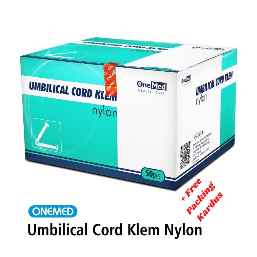 Umbilical Cord Klem Nylon Onemed Klem Penjepit Tali Pusar OneMed Penjepit Tali Pusar Bayi One Med