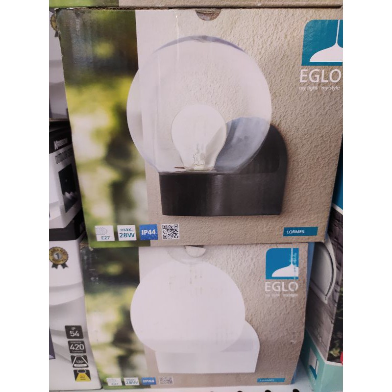 EGLO LORMES LAMPU DINDING E-27/ACE WALL LAMP LORMES/ACE LAMPU HIAS DINDING OUTDOOR INDOOR MURAAH