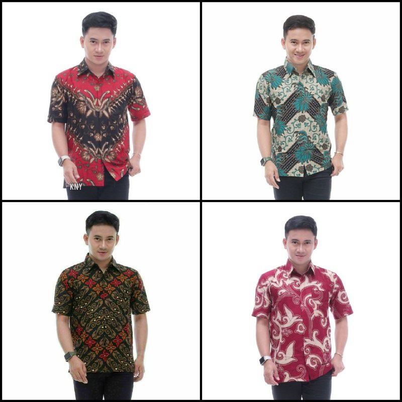 KEMEJA BATIK RIANI LENGAN PENDEK