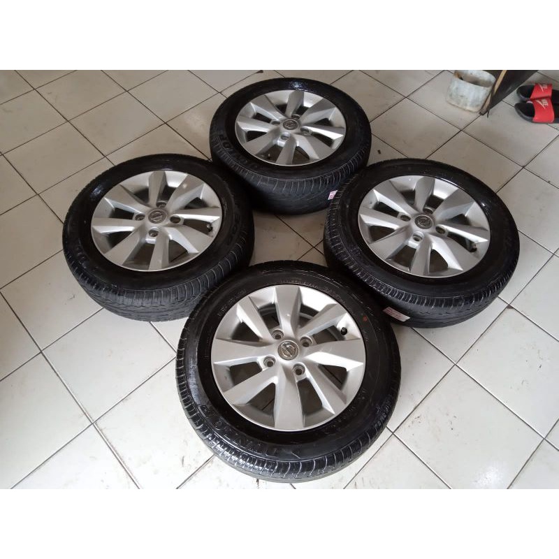 velg seken mobil Nissan Livina Ring 15 pcd 4x114 lebar 5,5 ET 45 ban GT radial 185 65 R15 Xenia Avanza Livina Evalia carry