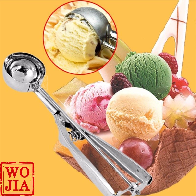 Sendok Es Krim Ice Cream Scoop Stainless Praktis Otomatis