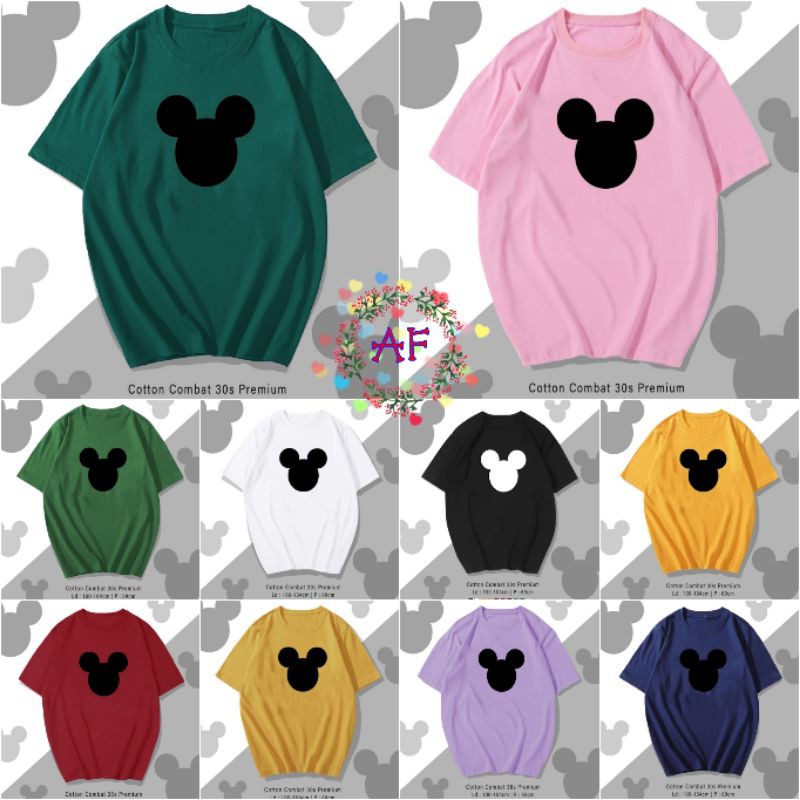 T-SHIRT / TUMBLR KAOS MICKEY HEAD POLOS OVERSIZE PREMIUM