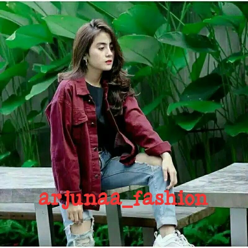 JAKET BIONDY JEANS DENIM JAKET JINS WANITA CEWEK TERBARU JAKET CEWE MURAH BIONDY JAKET-2
