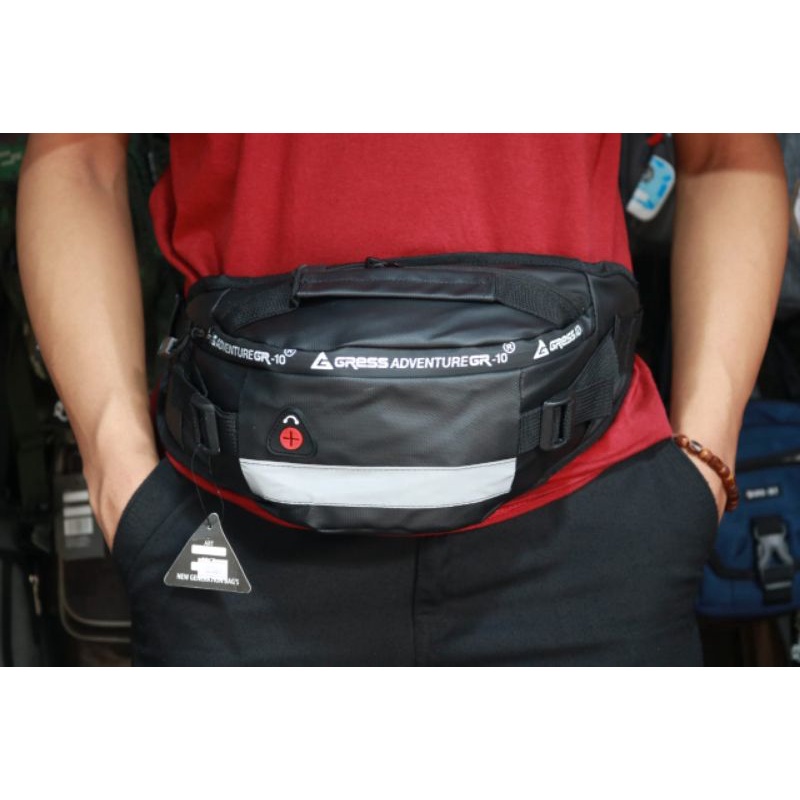 Real Pict Tas Slempang Waistbag Pria Waterproof Anti Air / Tas selempang Pria Wanita / Tas Distro