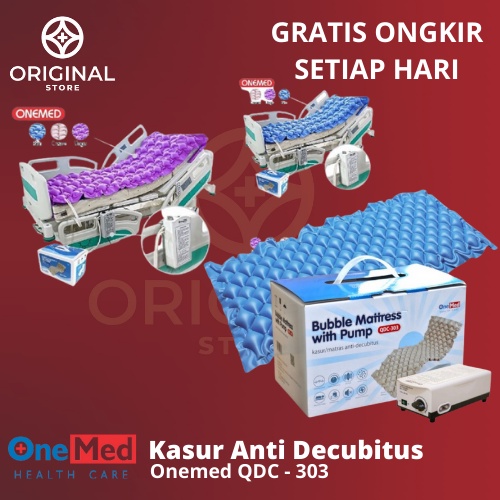 KASUR ANTI DECUBITUS 1 SET SIAP PAKAI / KASUR MATRAS ANGIN / MATRAS STROKE QDC-303 ONEMED