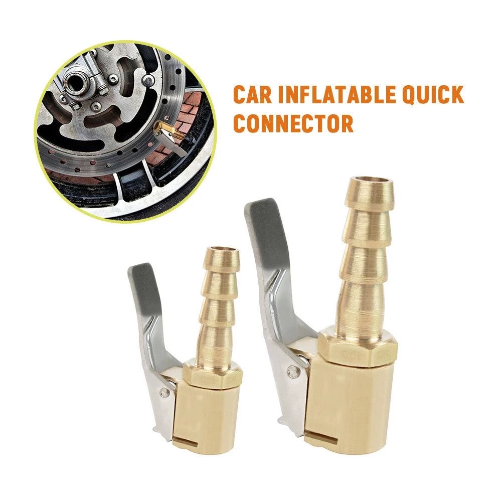 Car Tire Inflatable Air Pump Nozzle Inflator Valve Thread Quick Change Head Auto Tyre Accessories