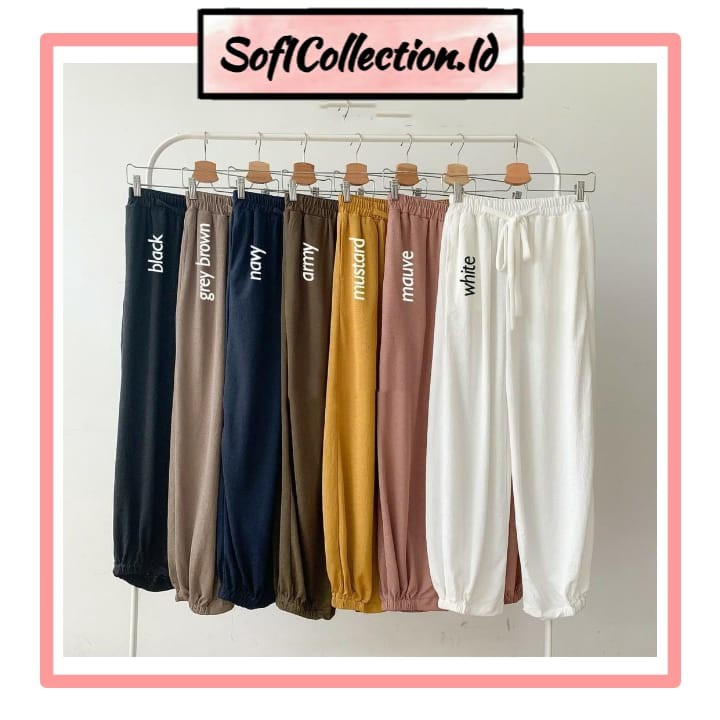 Celana Jogger Wanita Celana Panjang Wanita Rumahan Celana Santai