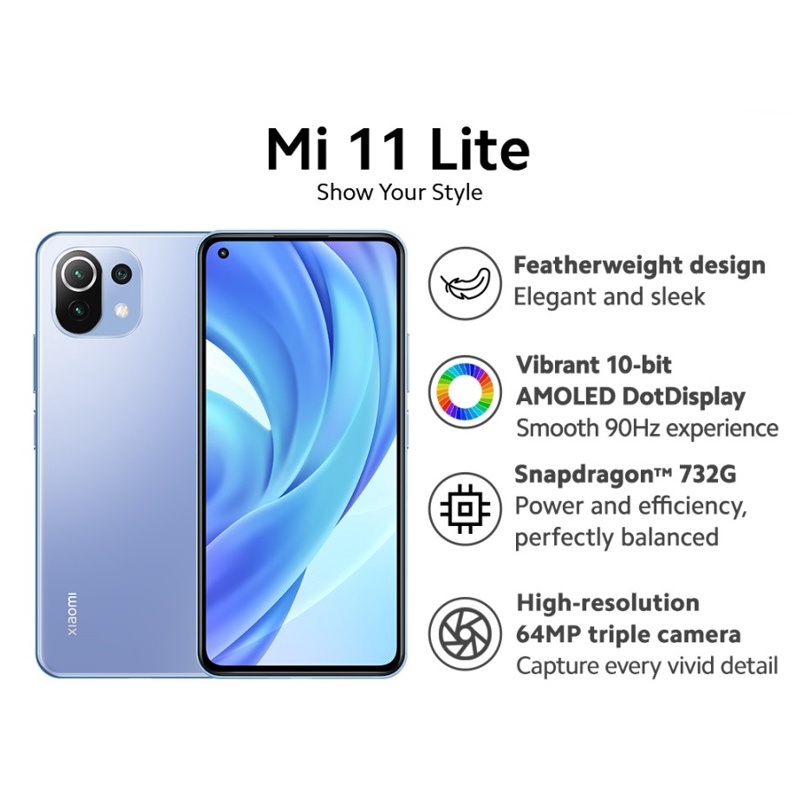 Xiaomi Mi 11 Lite 8/128GB. 8/128 NFC Snapdragon 732G