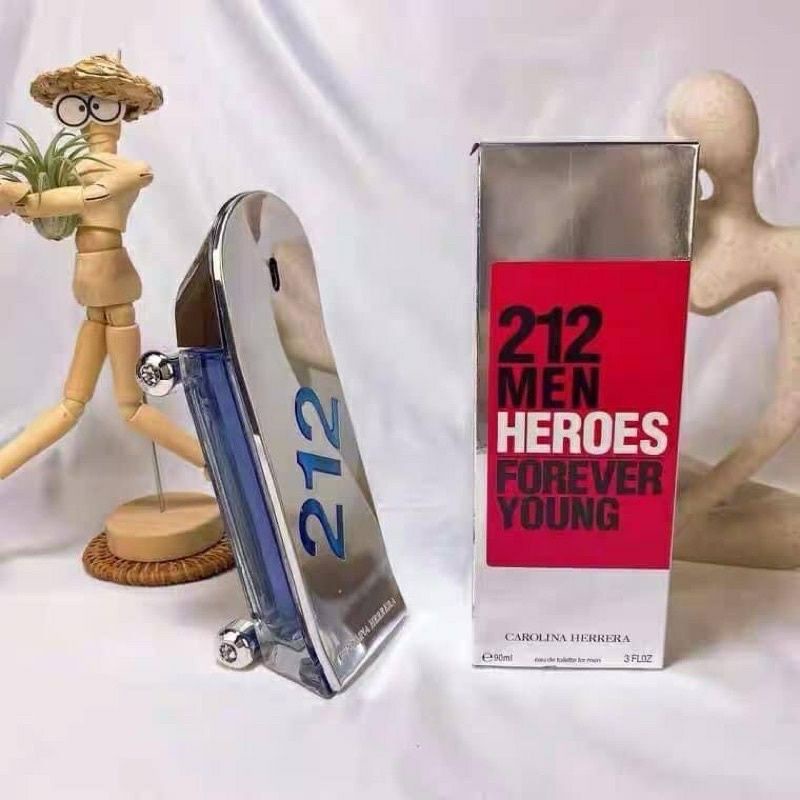 212 men heroes forever young edp 100ml /parfume original singapore