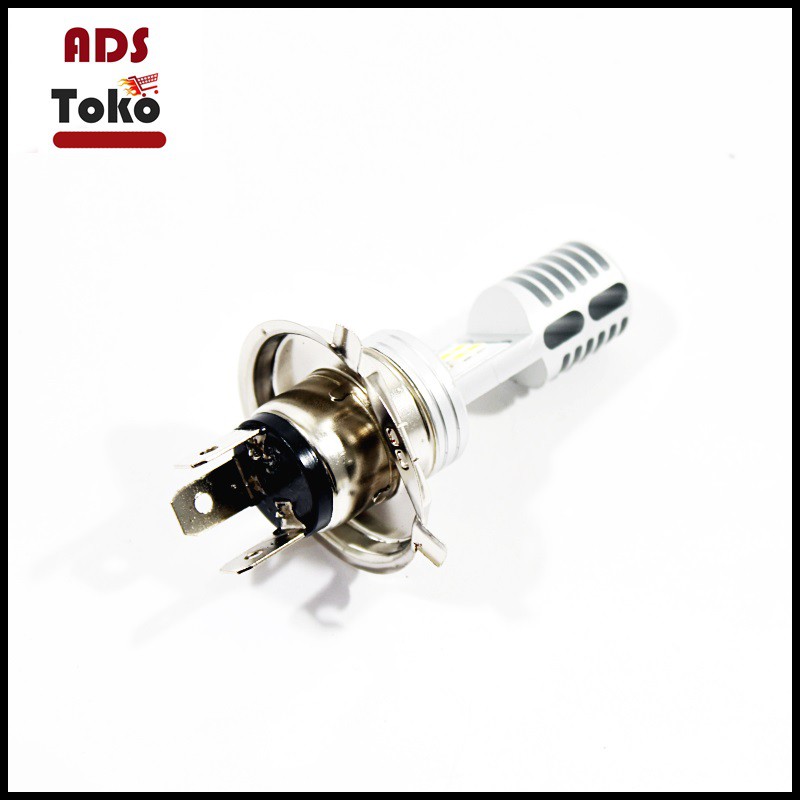 Lampu Bohlam LED Autovision H4 Motor Sport Scoopy Ninja CBR Vixion Dll Kaki 3 Cool White