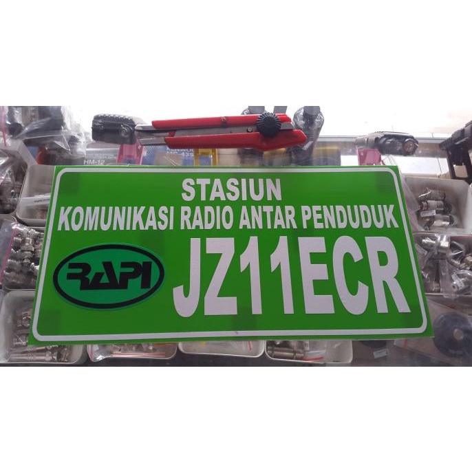 

(COD) PAPAN CALLSIGN RAPI FIBER tebal 1,2mm BIG SALE Kode 927