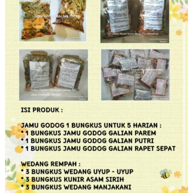 

Paket Jamu Untuk Ibu Bersalin / Menyusui : Jamu Godog Dan Wedang Rempah Tradisional