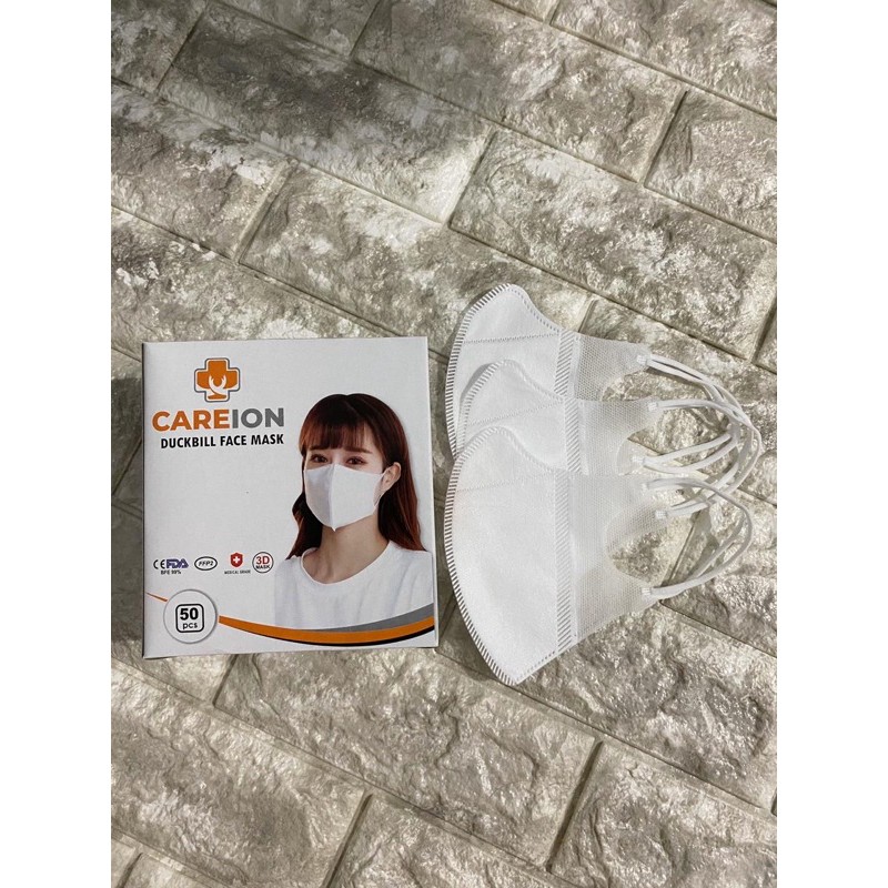 MASKER DUCKBIL MERK ALKINDO, CAREION, MOUSON 1BOX ISi 50 PCS / DUCKBILL 4PLY KOREA MURAH