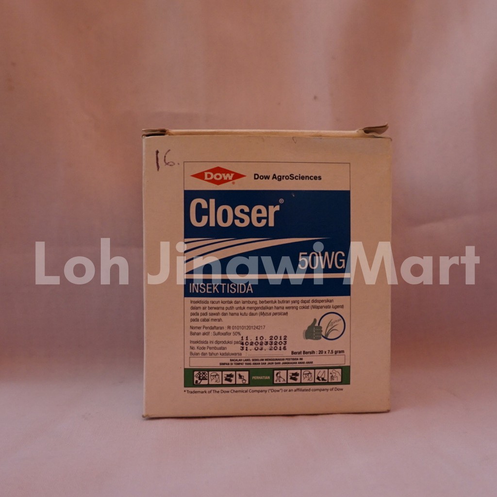 Insektisida Closer 50WG 7,5 gram
