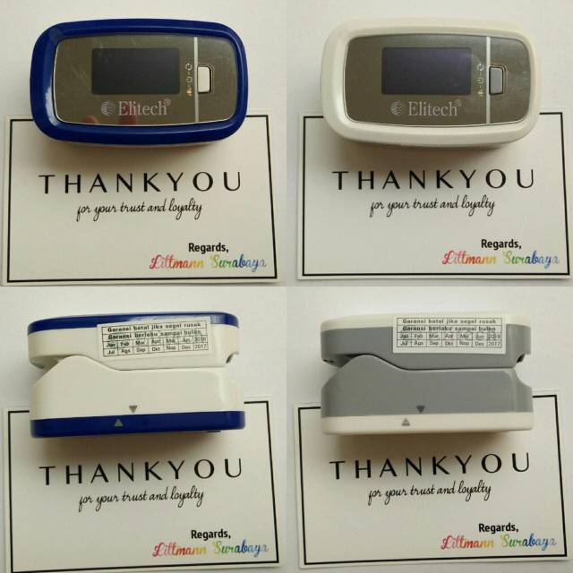 Oxymetri Fox 2 Elitech Navy Blue Biru Oximetry Original Garansi Resmi
