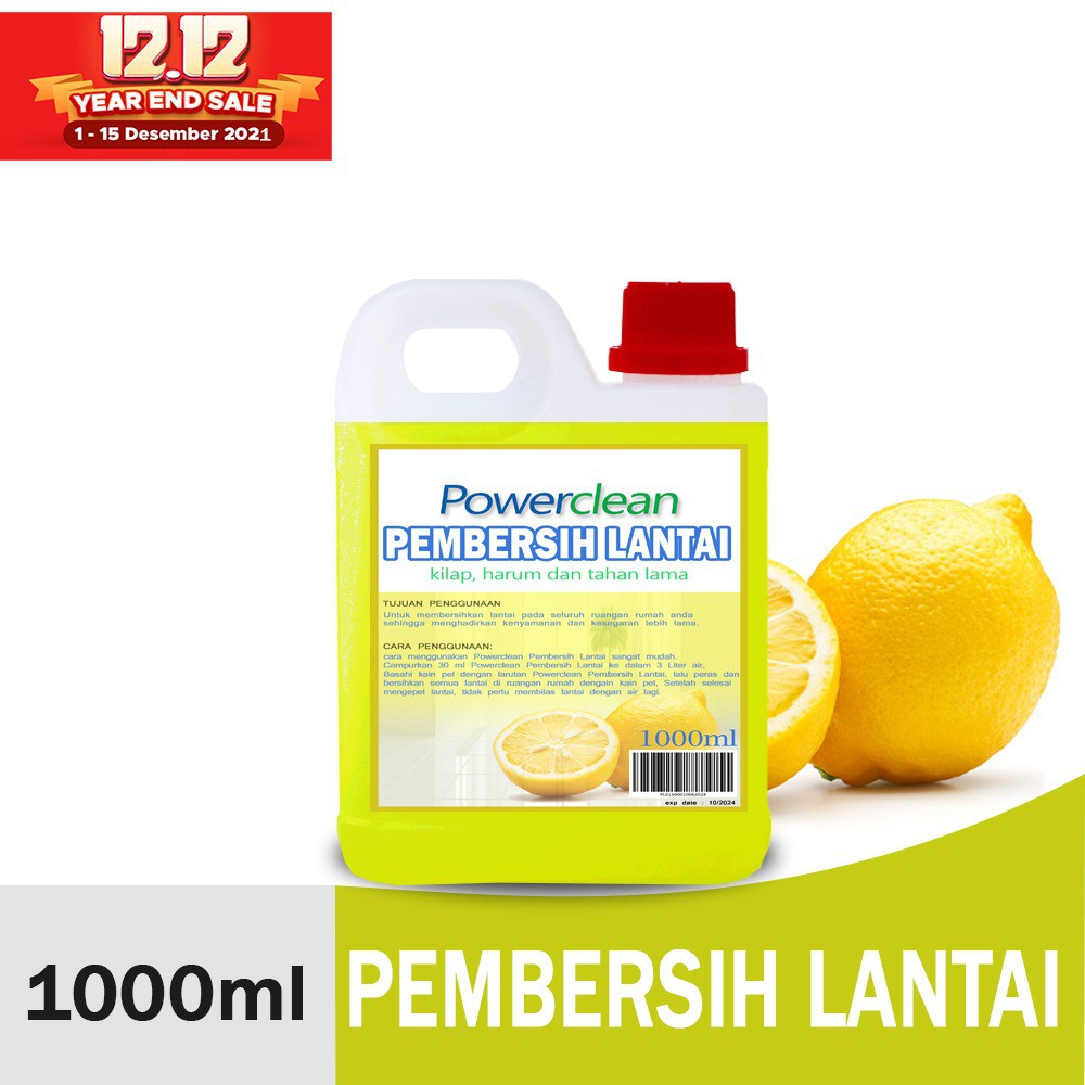 Sabun Pembersih Lantai Termurah 1 Liter Lemon