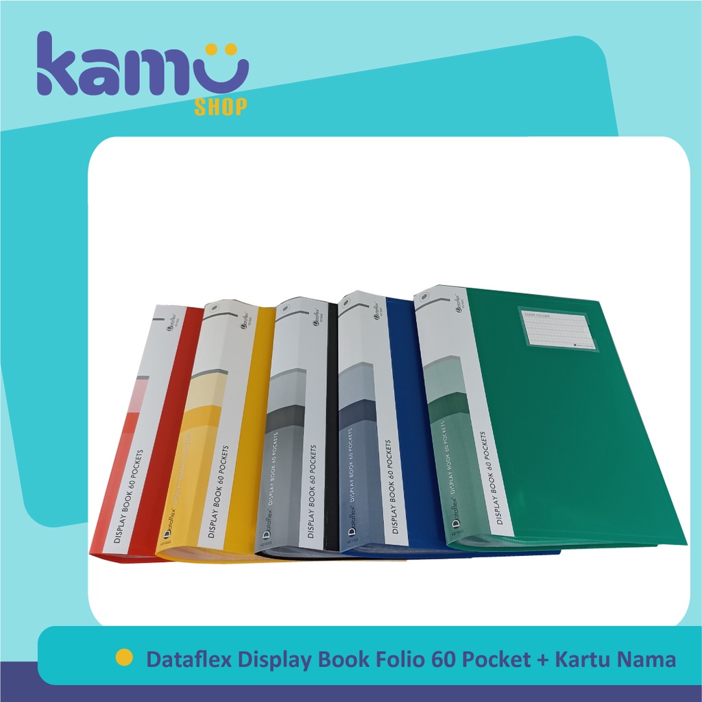 

Dataflex Display Book 60 Pockets + Kartu Nama / Clear Holder / Document Keeper DF - 823