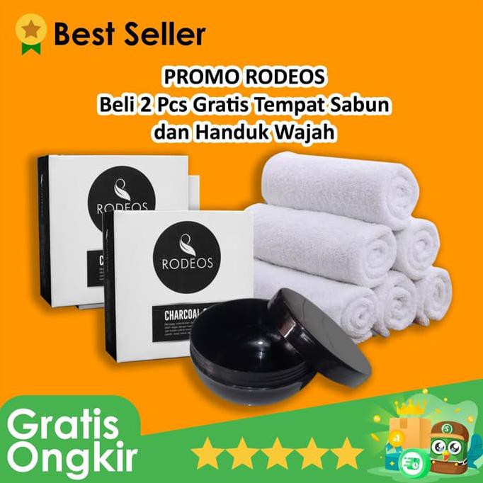 Sabun Rodeos Charcoal Soap Original Rodeosmen