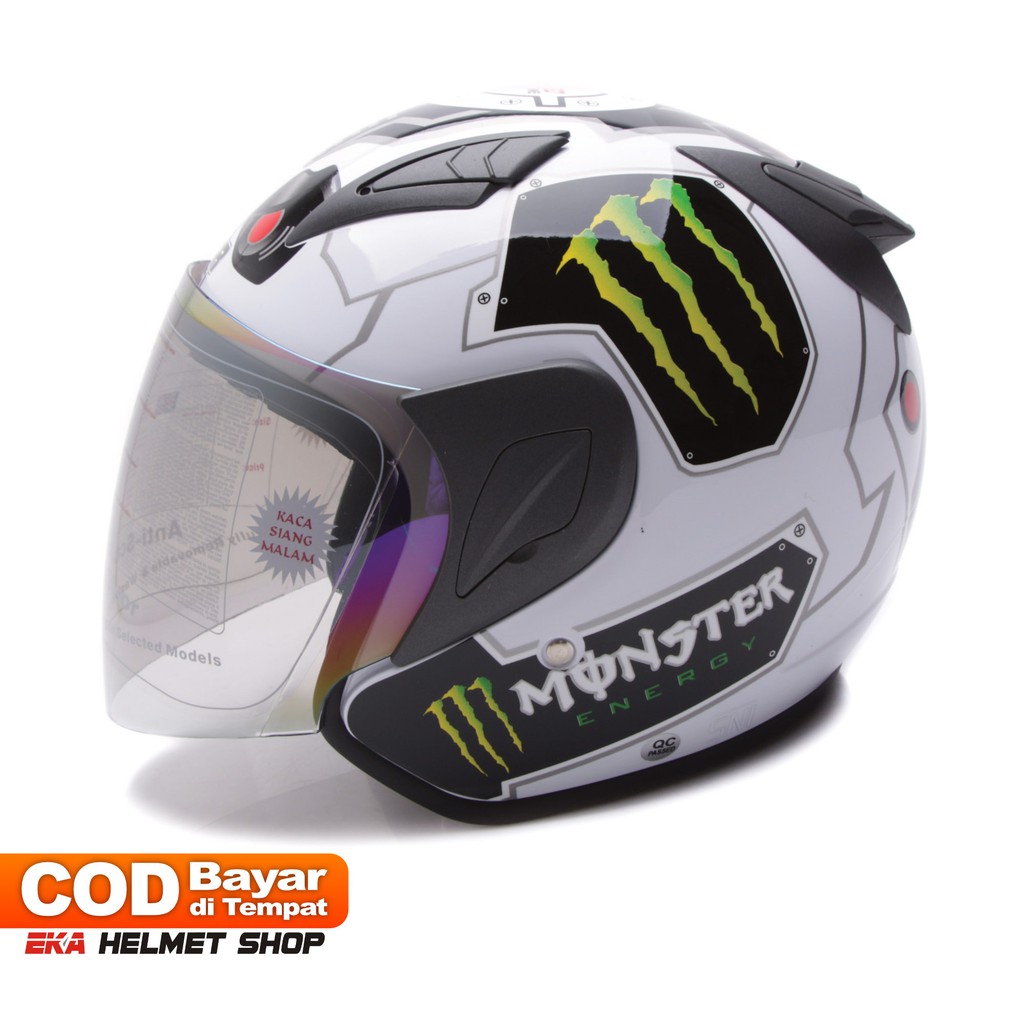 [Helm Dewasa] MSR Helmet Javelin - Monster - Putih